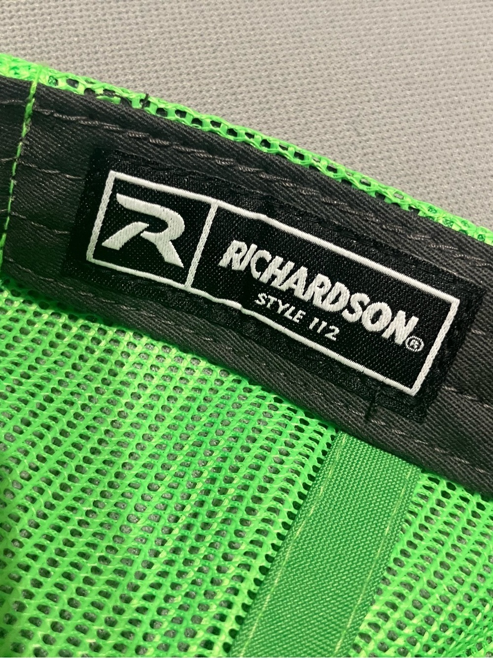 Black and Green Mesh Logo Cap - Picture 3 of 3
